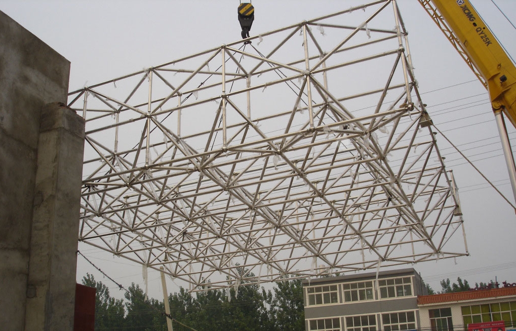 偃师不锈钢门头网架安装